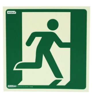 JÄLKIVALAISEVA POISTUMISREITTI OPASTEKYLTTI