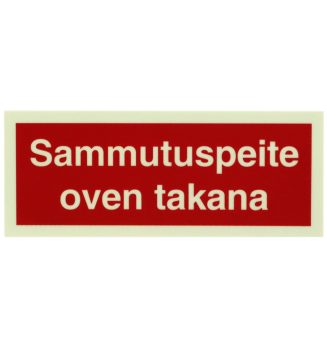 JÄLKIVALAISEVA SAMMUTUSPEITE OVEN TAKANA OPASTEKYLTTI